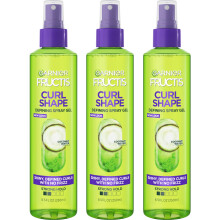 Garnier Fructis Style Curl Shape Defining Spray Gel a frizz-mentes hajért, 3 db, 8,5 fl oz/darab - Ideális a göndör hajhoz