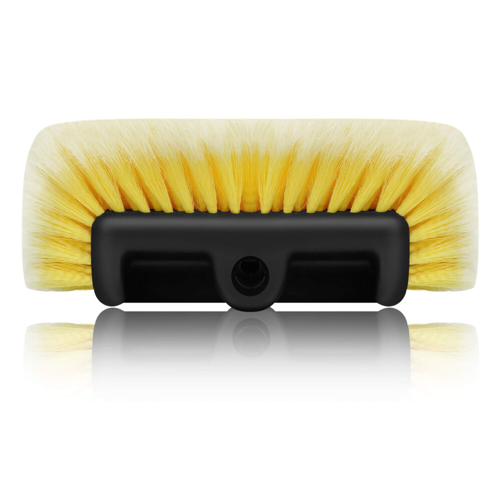 Mofeez 10"" Car Wash Brush With Soft Detailing Bristle Flow-Thru Dip Brush For Car Boat Rv Camper Truck Washing 745780977424