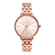Michael Kors Pyper Damenuhr mit drei Zeigern, ros goldfarben, Edelstahl (Modell: MK3897)