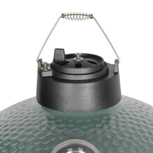 KAMaster st?bejerns skorstensh?tte til Daisy Wheel Large & Medium Big Green Egg Grill Dobbelt funktion metal top med skydetr?k Top D?mper Cap Kam
