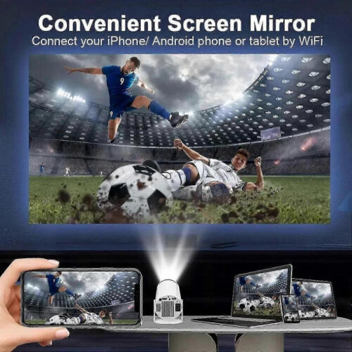 5g 4k Projector Smart Hd Led Wifi Bluetooth Hdmi. Usb Android Office Home Theater 1