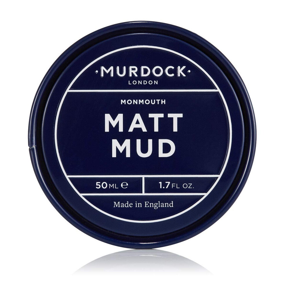 Murdock London Matt Mud | Non-Shine Shaping Clay | Vegan With Kaolin & Vitamin E | Made In England | 1.7 Oz
