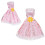 Vestido de mini vestido de bola de 6 PCs BJDBUS para pe   as de roupa de boneca de 11,5 polegadas para meninas 5