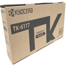 Kyocera 1T02P10US0 Model TK-6117 Kaseta czarnego tonera do uzytku Ecosys M4125IDN i M4132IDN A3 Black & White Systems do 15000 stron wydajnosci p