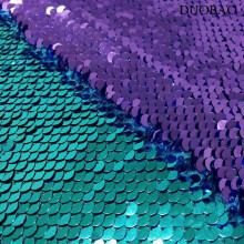 DUOBAO Vaihteleva paljettikangas (Lavender to Aqua) | 2 Jardin tee-se-itse-asumateriaalia kodinsisustusjuhlatarvikkeisiin