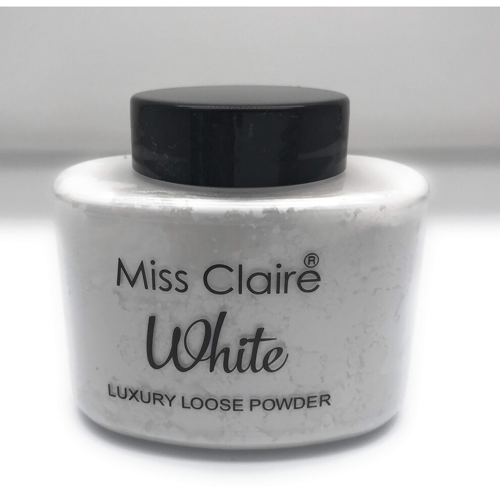 Mevrouw White Miss Claire Luxury Loose Powder 38 Grams Glitter 38 G
