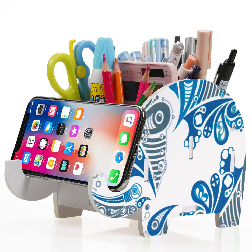 MOKANI Pot     crayons pour bureau Cadeau    l   phant mignon Organiseur de bureau M
