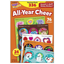 Egsz ves Cheer Stinky Stickers Variety Pack a TREND Enterprises Inc.-tol; 336 ct.; 70 Designs 8 illat