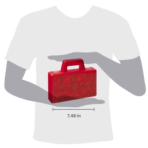 LEGO ROOM Copenhagen, Lego Sorting Box To-Go - Κουτί Ταξιδιού με Διαχωριστικά - Κόκκινο (40870001) 1