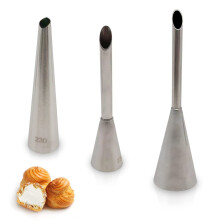 Conjunto de pontas de tubulao grandes de 3 unidades - pontas de cobertura Bicos de tubulao Kit de tubulao de cobertura Dicas de cobertura K