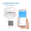 WiFi Smoke Sensor 85dB Sound Security System APP Control 6