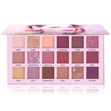 UCANBE Professional 18 Colors Aromas Nude szemhjpder paletta Hosszantart Multi Reflective Shimmer Matt Glitter Pressed Pearls Eye Shadow Smink Pal