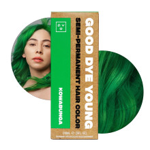 Good Dye Young Semipermanente gr  ne Haarfarbe (Kowabunga)    UV-sch  tzende tempor  re Haarfarbe h  lt 15  24+ Haarw  schen    pflegt gr  nes Haar