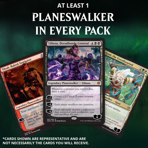 Magic: The Gathering Πολέμου του Spark Bundle | 10 Booster Packs | Αξεσουάρ | Planeswalker σε κάθε πακέτο 1