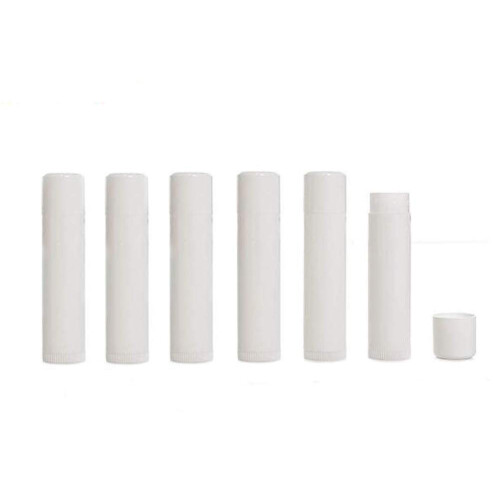50PCS 5ml Άδειες Λευκές Πλαστικές Σωλήνες Lip Gloss Balm LipStick Σαμπλέ Συσκευασία 1