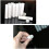 50PCS 5ml Άδειες Λευκές Πλαστικές Σωλήνες Lip Gloss Balm LipStick Σαμπλέ Συσκευασία 4