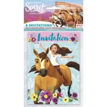 Unik Spirit Riding gratis festinvitationer - 5,5 x 4 8 stk