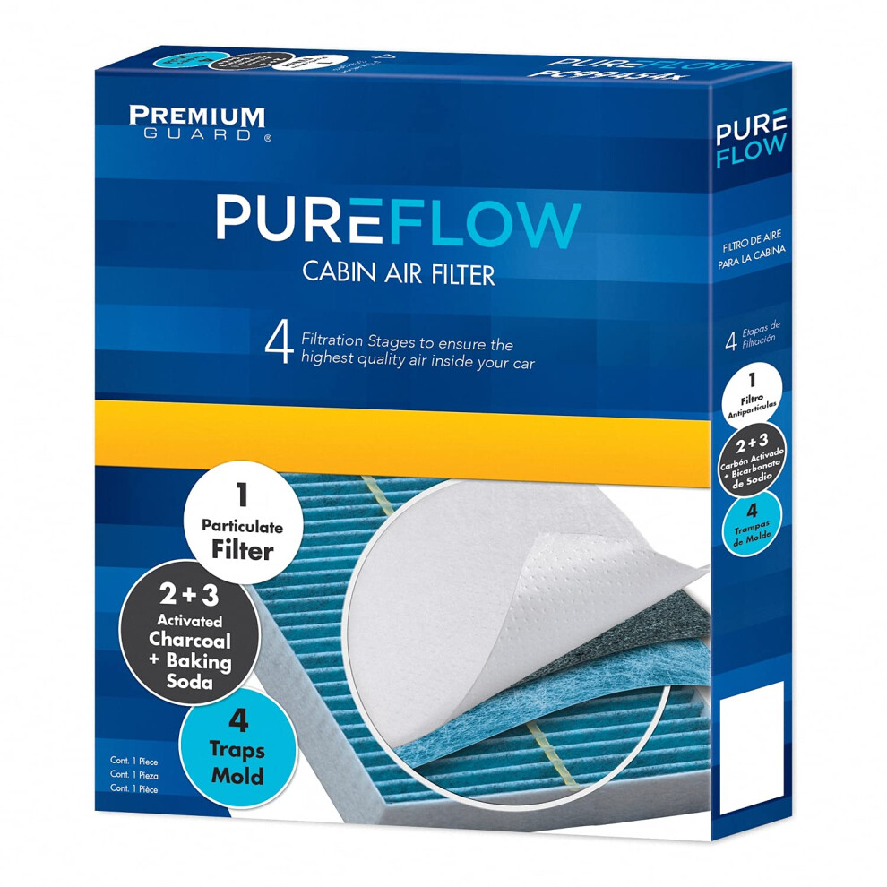 Pureflow Cabin Air Filter Pc8155x | Fits 2015-23 Ford Mustang 846156070555