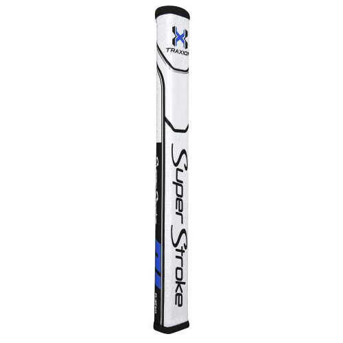 SuperStroke SuperStroke Traxion Flatso 1.0 Golf-Puttergriff, Schwarz/Blau/Wei 1