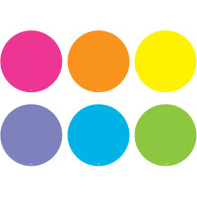 Spot p? t?ppemark?rer: Lyse cirkler - 4 """"