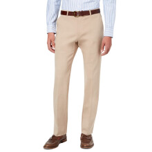 Tommy Hilfiger Herr Klassiska Stretch Chino Byxor - Modern Passform, Vattentåliga, Bekväma för Arbete eller Fritid | Khaki,32X3