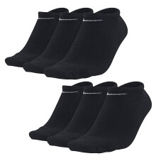 Nike Men's Everyday Lightweight No-Show (Black M)
