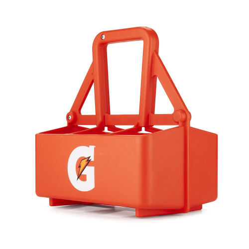 Gatorade 6-Pack Squeeze Bottle Carrier Team Equipment Orange