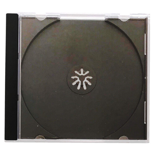 KEYIN Μαύρη Θήκη CD - Premium, 50 Τεμάχια