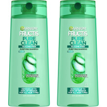 Garnier Fructis Pure Clean Purifying Shampoo  Silicone-Free  22 Fl Oz  2 Count Packaging May Vary