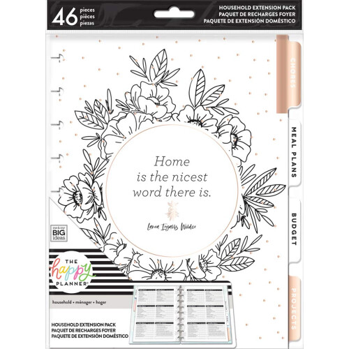 io e le mie GRANDI idee Home Extension Pack - The Happy Planner Scrapbooking