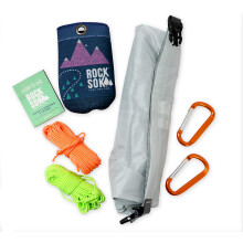 Selkirk Design Ultralight Food Bag Hanging System - Inkluderar ett vattenttt bjrnpse -remskivsystem med Paracord Nylon Ropes & Carabiners Rock