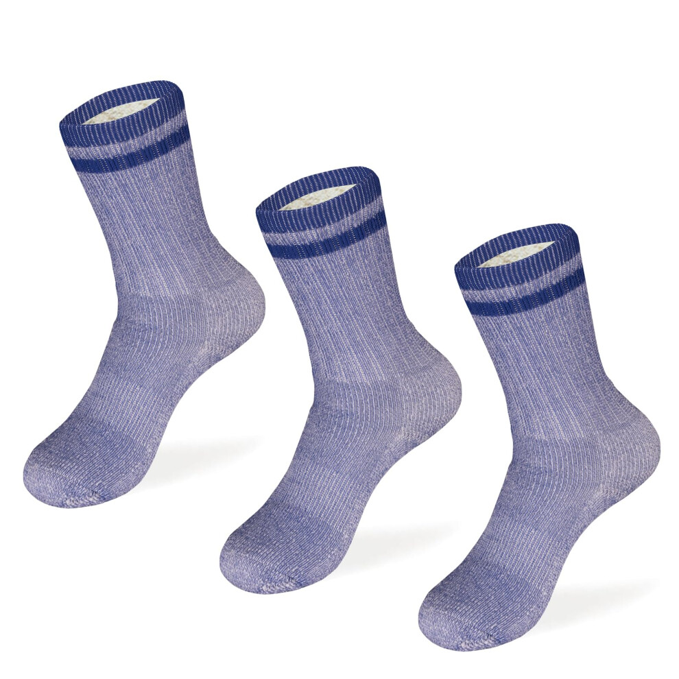 Chaussettes De Randonn E Pour Enfants En Laine M Rinos Meriwool Pour Enfants 3 Paires-image