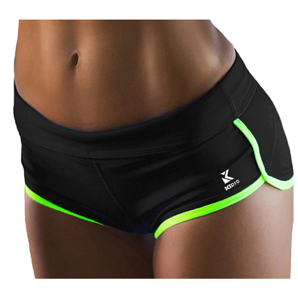 Kipro Short de course pour adolescentes - Gym, entra   nement, yoga, sport, performance