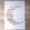DIY Διακοσμητικό Στένσιλ Φεγγαριού για Scrapbooking και Ζωγραφική (Μέγεθος A4) 1