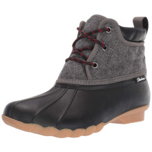 Skechers noi POND - LIL PUDDLES - kzpen steppelt fuzos kacsacsizma vzll klso talp csizmval, fekete/szn 7 M US