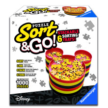 Ravensburger 17975 Disney Mickey Mouse Sort & Go Puzzle Accessory - Sturdy Plastic Sorting Trays