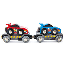 Hape Race Car Transporter L: 11 : 2 V: 1,5 palce