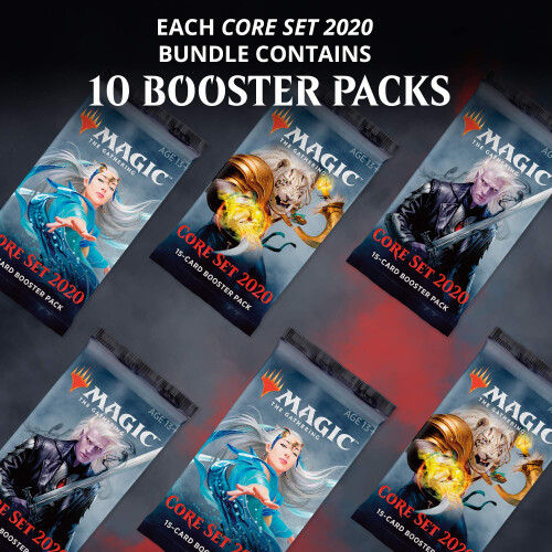 Magic: The Gathering Core Set 2020 (M20) Bundle | 10 Booster Packs | Αξεσουάρ | Σφραγισμένο εργοστασιακά 1