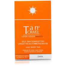 TanTowel Half Body Tan Tcher  10 Stck, dunkel, 10 Stck (1 Stck)