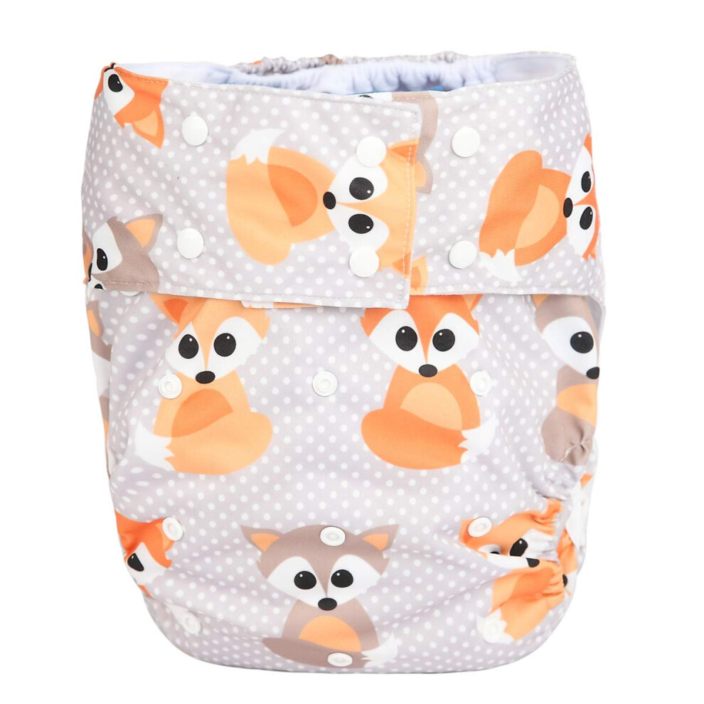 Teen Adult Cloth Diaper Nappy Reusable Washable For Disability Incontinence (Baby Fox) Sigzagor