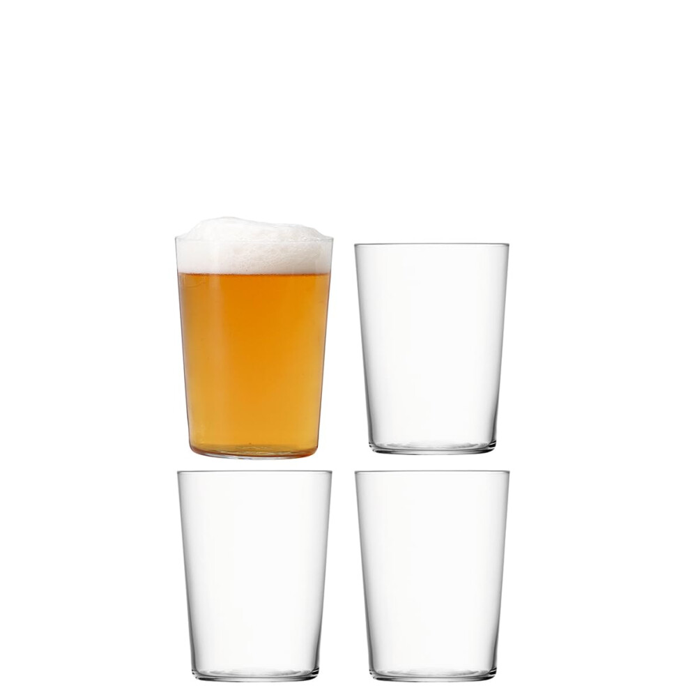 LSA International GI18 Gio Tumbler (large) 560ml Clear x 4