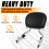 Chrome Detachable Backrest Sissy Bar With Pad Compatible with 2009-202 5