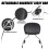 Chrome Detachable Backrest Sissy Bar With Pad Compatible with 2009-202 2
