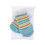 Nuby Nuby Soothing Teether Sock  Baby Blue Stripes  5"""" 1