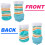 Nuby Nuby Soothing Teether Sock  Baby Blue Stripes  5"""" 5