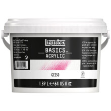 Liquitex BASICS Gesso Surface Prep Medium 1,89 l (64 oz) Wanne wei