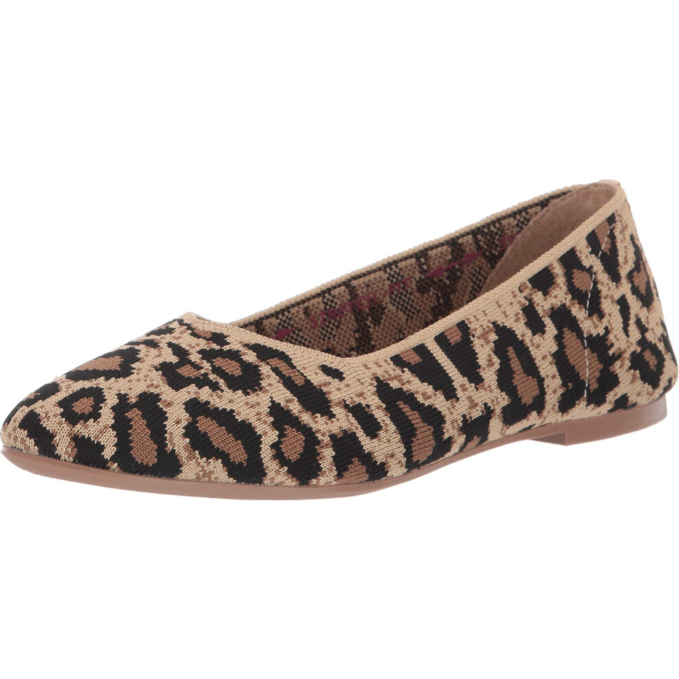 Skechers womens Cleo - Claw-some Ballet Flat  Natural  9 US