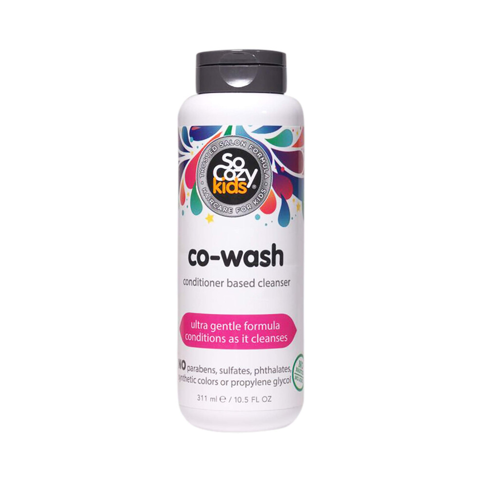 Après-shampoing nettoyant So Cozy Co-Wash pour cheveux d'enfants | Formule ultra douce | 300 ml | Sans parabènes, sulfates, colorants synthétique