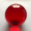 DSJUGGLING RUBY RED ACRYLIC CONTACO BALUGA BALL - 76mm (3 polegadas) 3