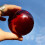 DSJUGGLING RUBY RED ACRYLIC CONTACO BALUGA BALL - 76mm (3 polegadas) 1